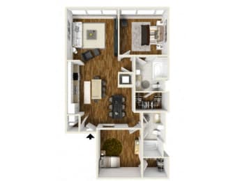 Floor Plan  2 Bedroom