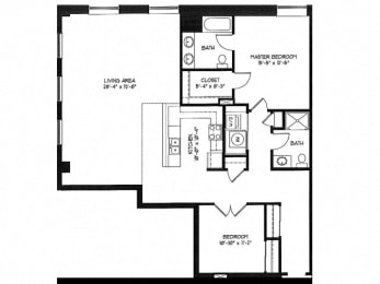 Floor Plan  Apartment in Richmond VA