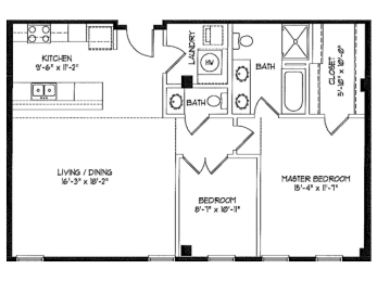 Floor Plan  Luxury Apartment Homes in Richmond, VA