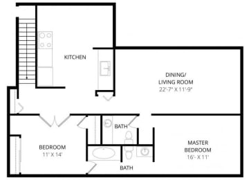  Floor Plan Haven 2B