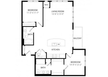  Floor Plan Rosemary C7