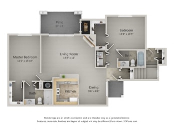 Floor Plan  The Walnut