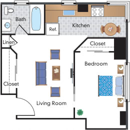 Renovated 1 Bedroom 09 Tier