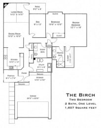  Floor Plan Birch - C