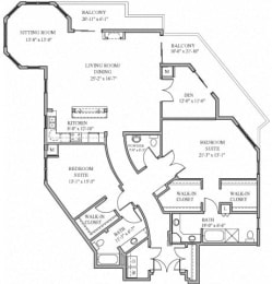  Floor Plan Penthouse III