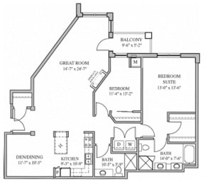 Floor Plan Valley View