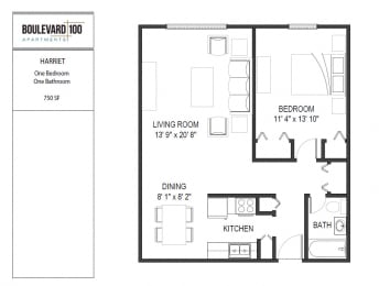  Floor Plan Harriet