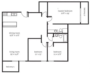 The Tarnhill Floor Plan at The Tarnhill, Minnesota