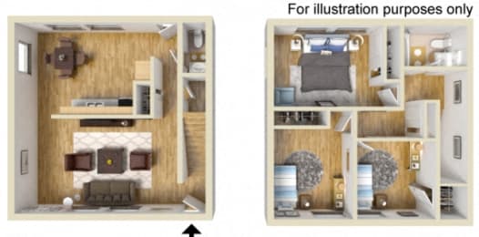 3 bed 2 bath at Coppermine Village Apartment , Bristol, 06010