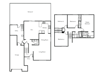 Model D floor plan