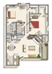 2 bed 2 bath B at Silver Reef Apartments, Lakewood, CO, 80228