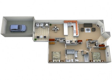 1 2 3 Bedroom Apartments In Fresno Ca Dominion Courtyard Villas