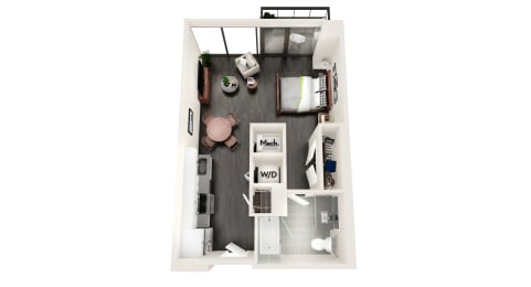 Studio 1 2 3 Bedroom Apartments In Atlanta Ga Azure On The Park