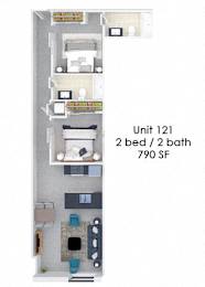  Floor Plan Fording Flats 121