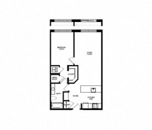 1 BED 1BATH K at The Gunther, Baltimore, MD