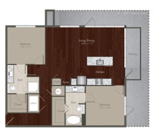 two bedroom apartments in uptown dallas