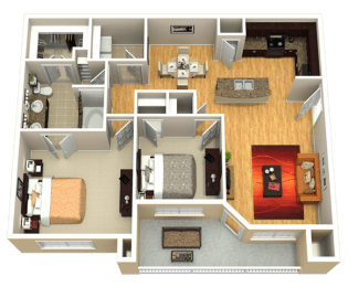 B1 Floor Plan at Discovery at Kingwood, Kingwood