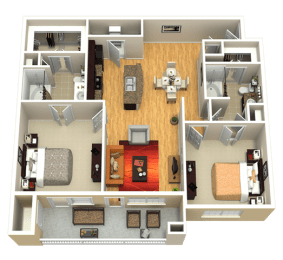 B3 Floor Plan at Discovery at Kingwood, Texas, 77339