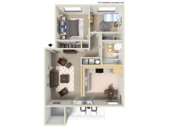  Floor Plan 2x1