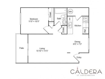 Floor Plan 1X1