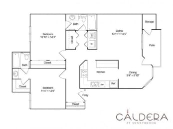  Floor Plan 2X2WD