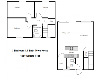  Floor Plan 3x1.5