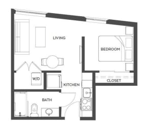  Floor Plan North/1bed