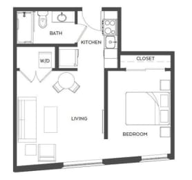  Floor Plan South/1bed