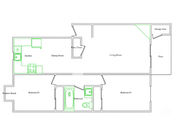  Floor Plan 2X1