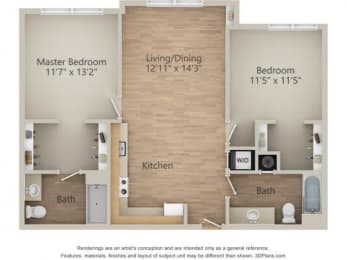  Floor Plan 2x2L