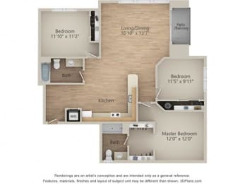  Floor Plan 3x2