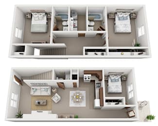  Floor Plan 3 Bedroom 2.5 Bath on Amaryllis