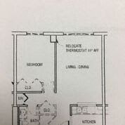 Floor Plan  1 Bedroom Market