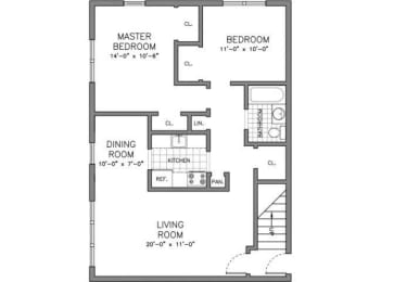 Floor Plans Of Arla Apartments In Nutley Nj