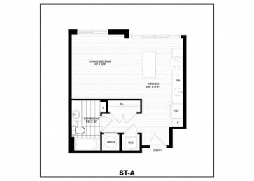  Floor Plan Studio-A