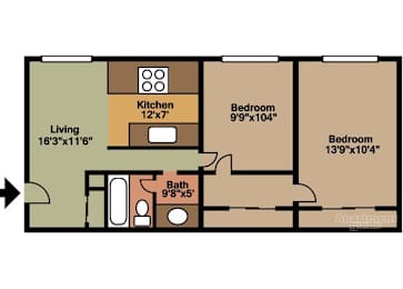 at Golden Arms Apartments, Golden, CO