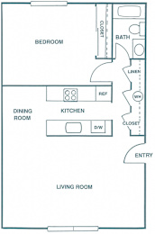  Floor Plan 1x1