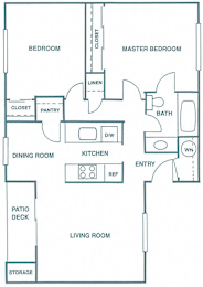  Floor Plan 2x1