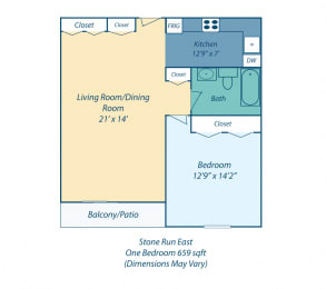 One Bed Apartment Rental Stone Run Weymouth MA