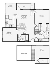  Floor Plan 2hL Highland Loft