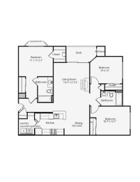 Floor Plan 3x2 Weston