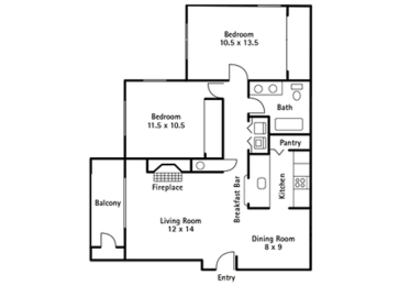 Pine Floorplan at Signature Pointe, Kent, 98032