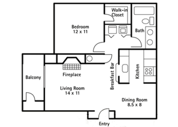 Spruce Floorplan at Signature Pointe, Kent, WA