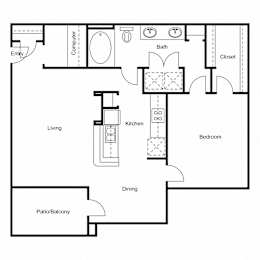  Floor Plan 1A