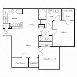  Floor Plan 1B