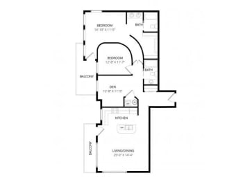  Floor Plan Carmel with Den