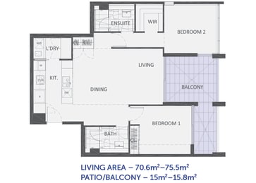 Floor Plan  floor plan B2a building 1