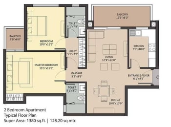 Floor Plan  weekly villa 1