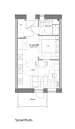  Floor Plan Studio Apartment