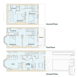Floor Plan  4 bed House